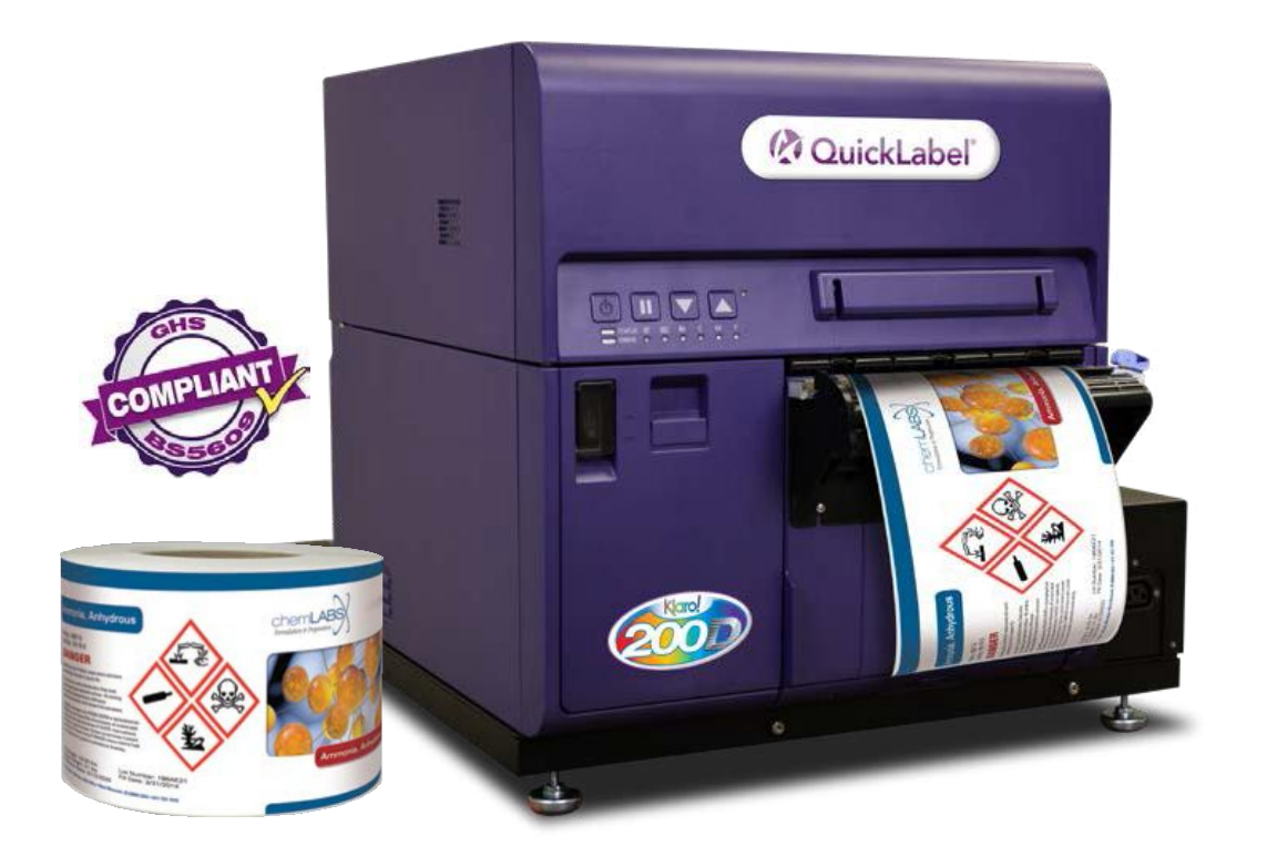 Wide and durable inkjet label printer